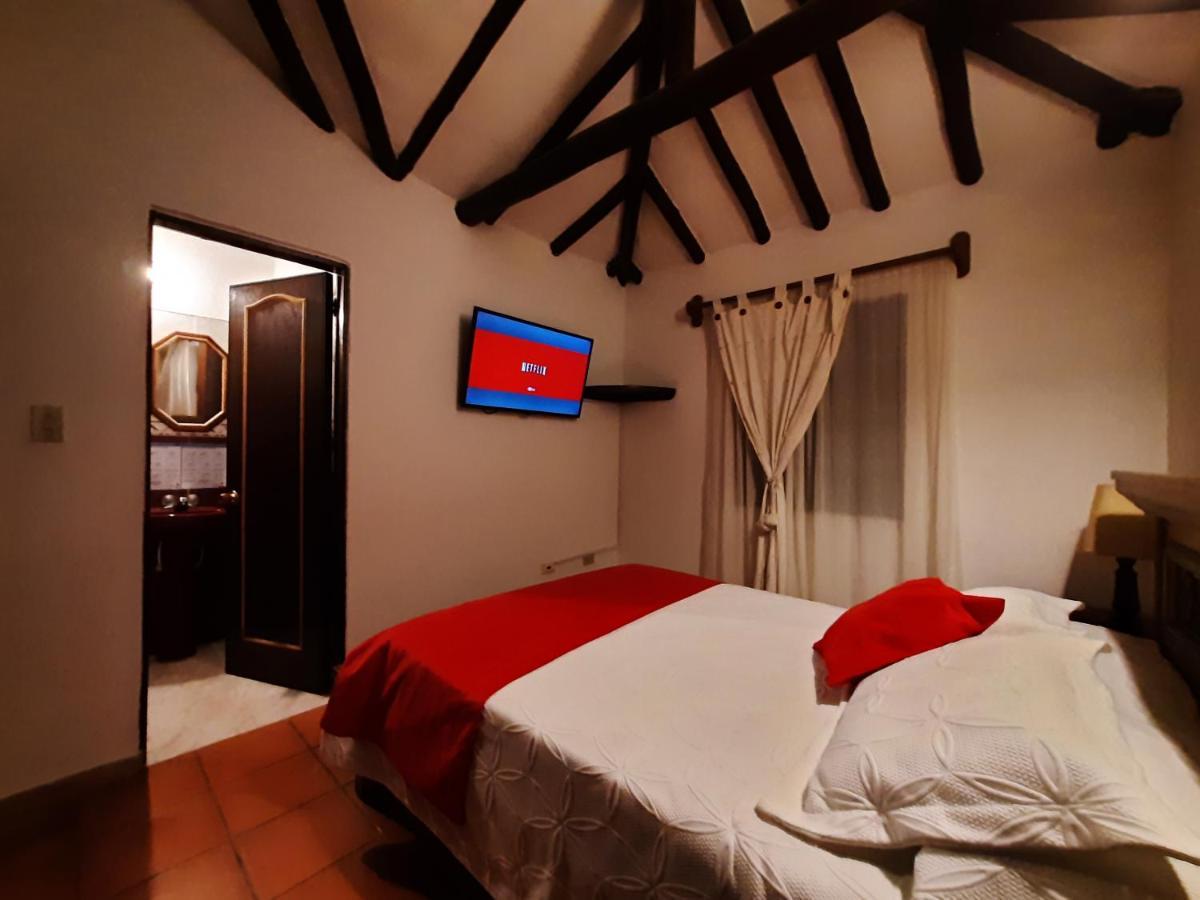 Aparta Hotel El Refugio De Maria Villa de Leyva Zewnętrze zdjęcie